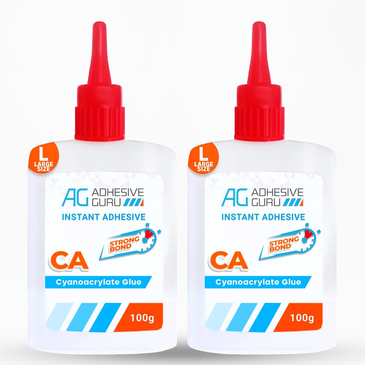 ADHESIVE GURU AG240G CA Glue 3.5 oz. Super Glue for Wood Working, DIY & Craft, Repairs, Multi-Purpose Clear Cyanoacrylate Adhesive